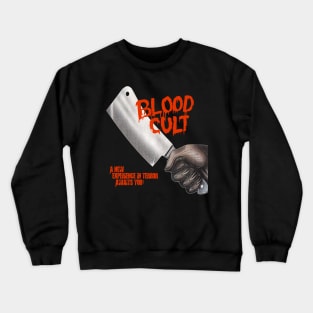 Blood Cult Retro Cult Classic Horror Fan Art Crewneck Sweatshirt